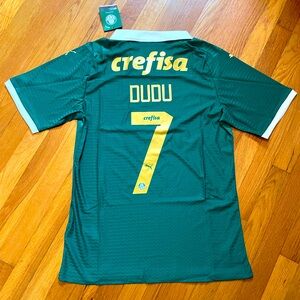 NWT ‘24 Palmeiras Home Jersey “Dudu” #7